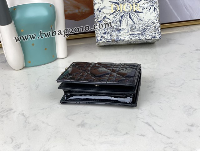 Dior专柜新款钱包迪奥高仿原单lady牛皮零钱包卡包 djfk1584